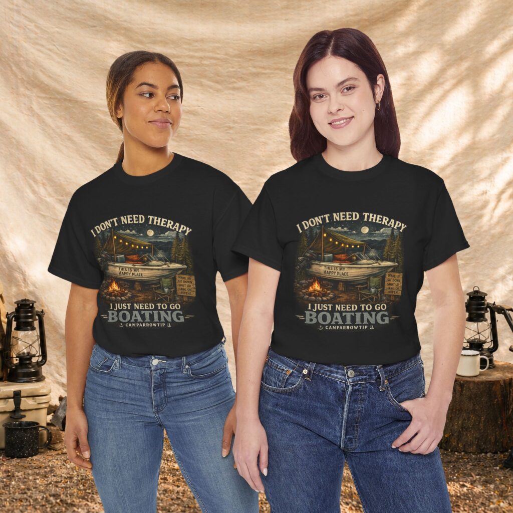 "I Don't Need Therapy, I Just Need to Go Boating" Graphic Tee
