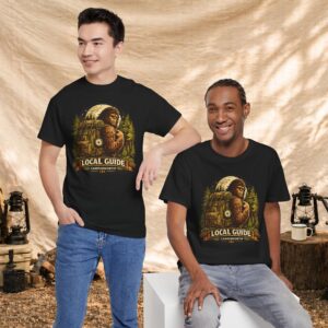 Local Guide Sasquatch Tee - Camping Hiker Backpack Forest Moon