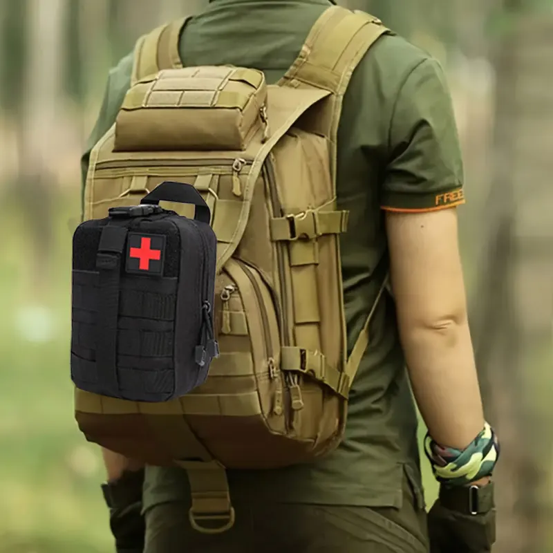 156 piece Survival First Aid Kit Tactical Military Camping Emergency Gear Bag - Image 6