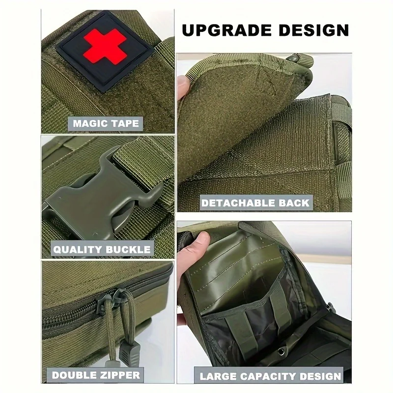 205pcs Universal First Aid Kit for Home, Travel, Outdoor & Emergency. Compact & Complete. Fast Delivery! - Image 4