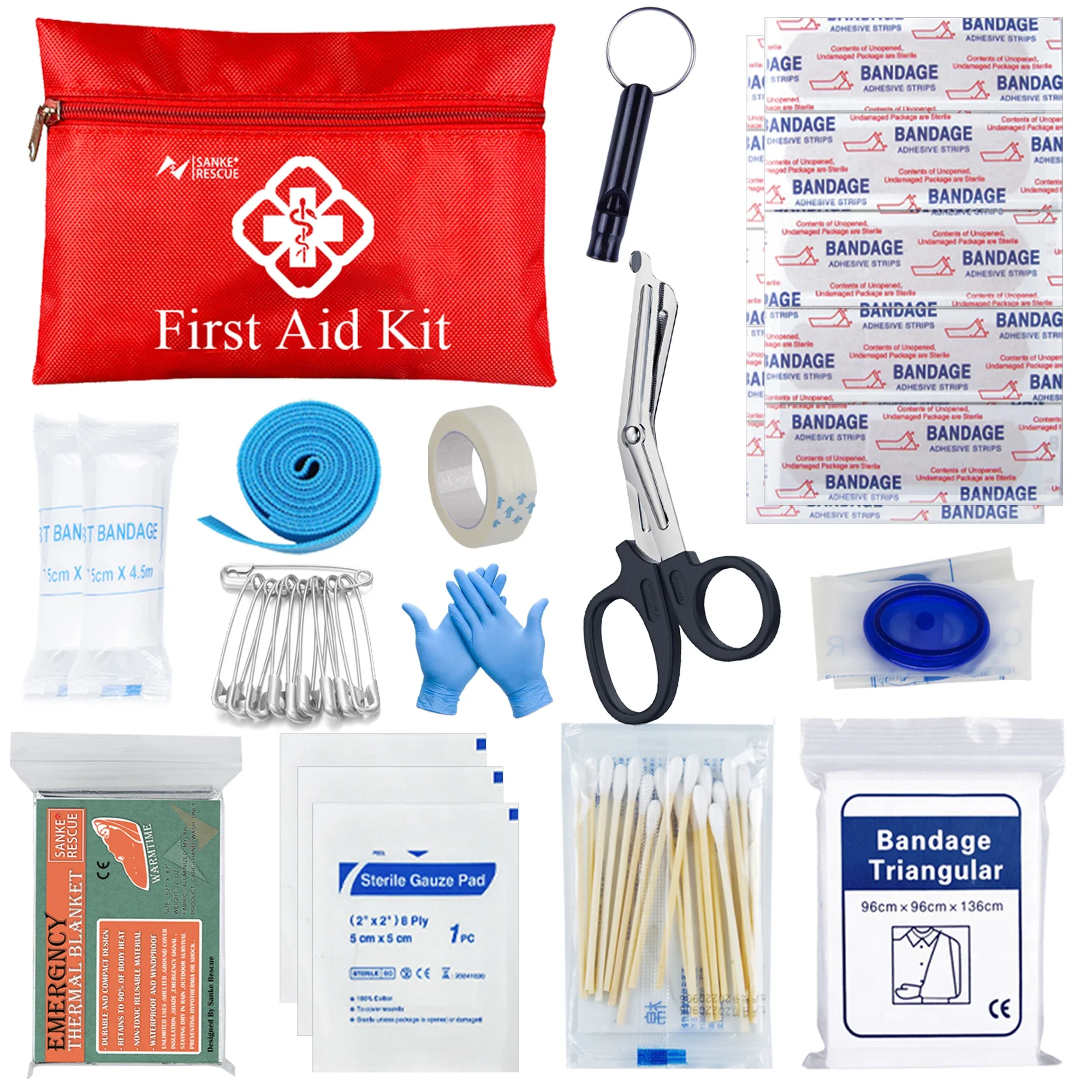 Tactical First Aid Kit In The Car Acessories Survival Kits Camping Equipments Medical Bag Self-defense EDC Pouch ifak - Image 2