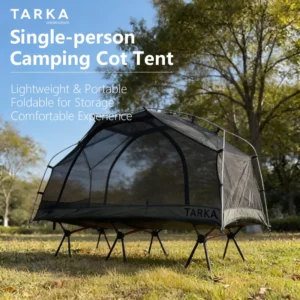 Single Person Camping Cot Tent Portable Sleeping Tent for Hiking Picnic with Mosquito Net Outdoor Survival Gear